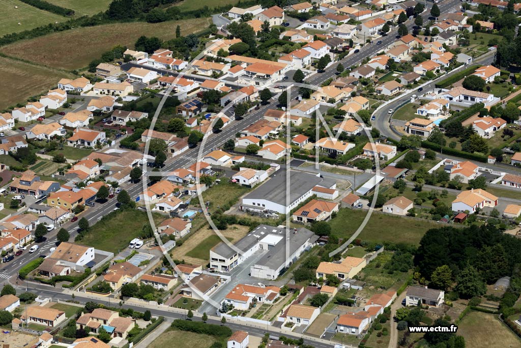 Photo arienne de Olonne-sur-Mer (Grandchamp)