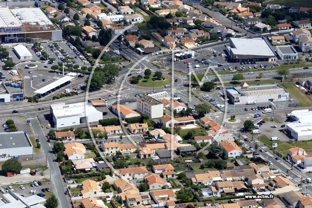 Photo arienne de Olonne-sur-Mer (la Garlire)