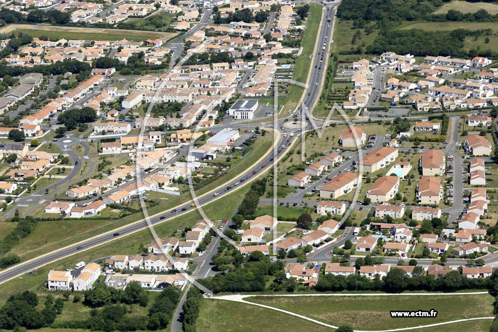 Photo arienne de Olonne-sur-Mer (la Garnauderie)