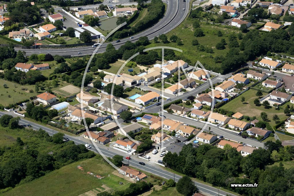 Photo arienne de Olonne-sur-Mer (la Maison Neuve)