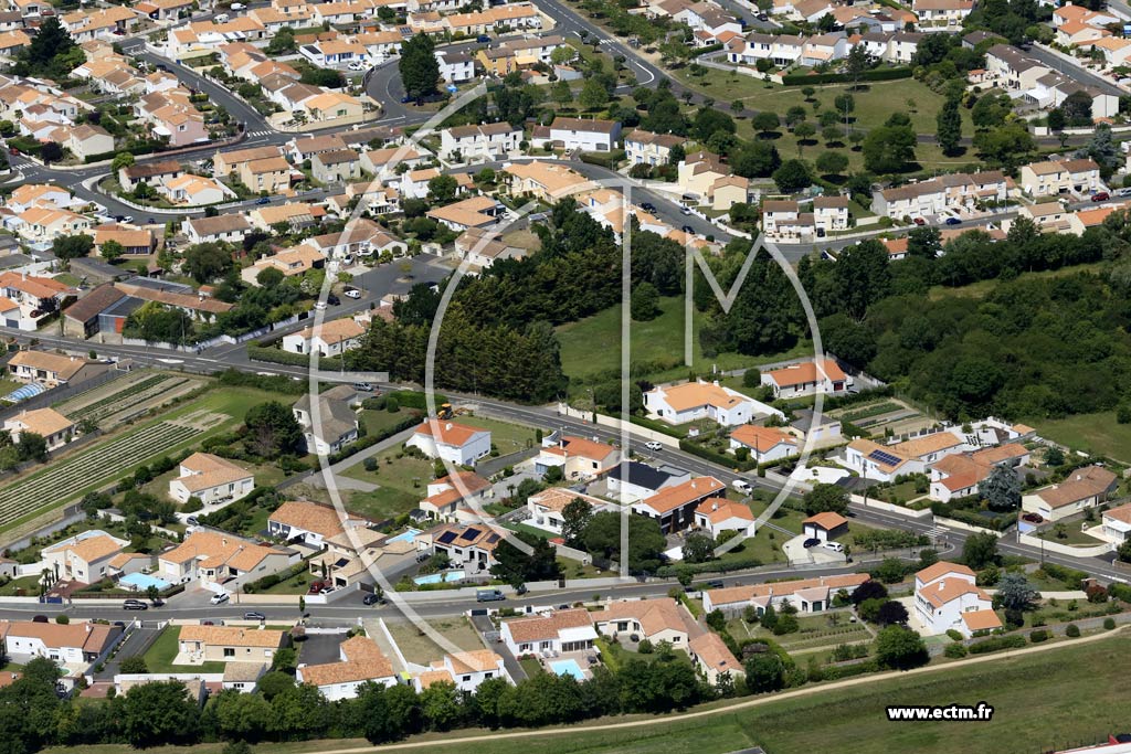 Photo arienne de Olonne-sur-Mer (la Paillolire)