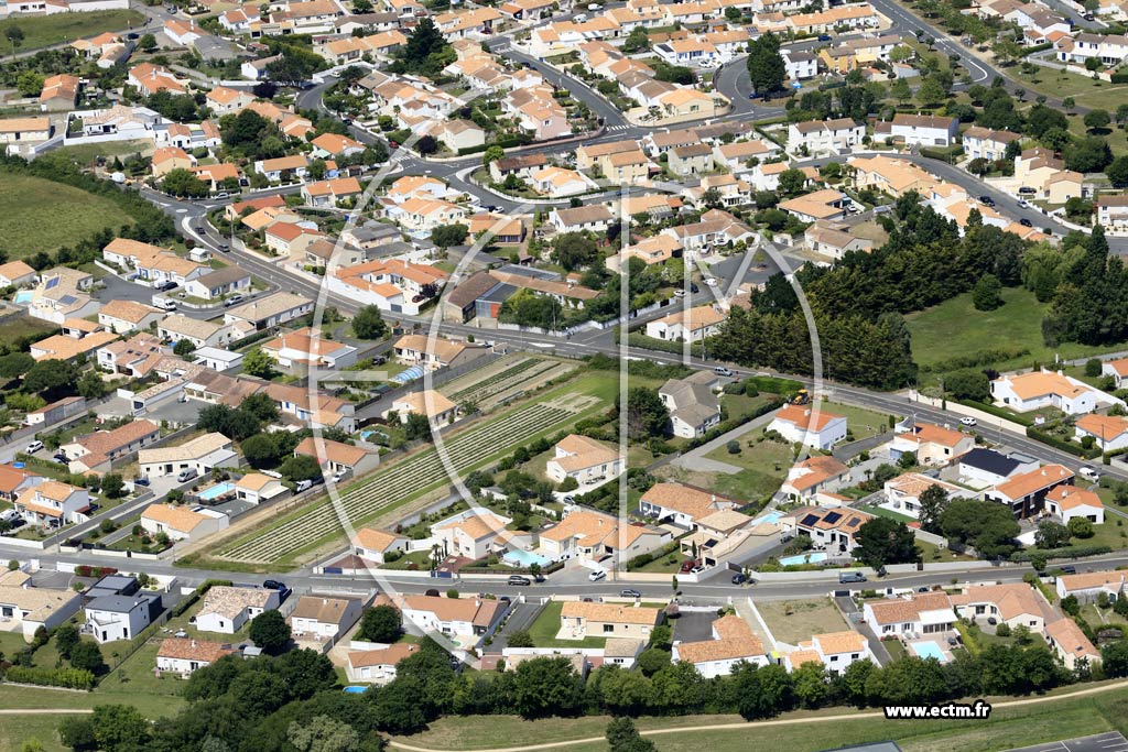 Photo arienne de Olonne-sur-Mer (la Paillolire)