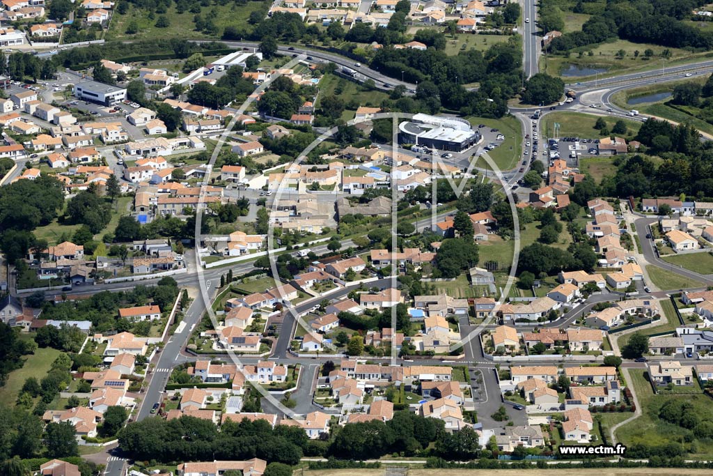 Photo arienne de Olonne-sur-Mer (la Vannerie)