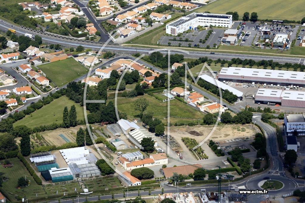 Photo arienne de Olonne-sur-Mer (la Vannerie)