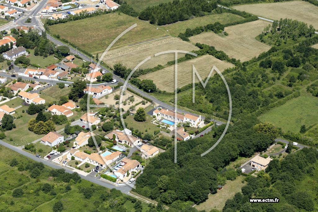 Photo arienne de Olonne-sur-Mer (le Vigneau)