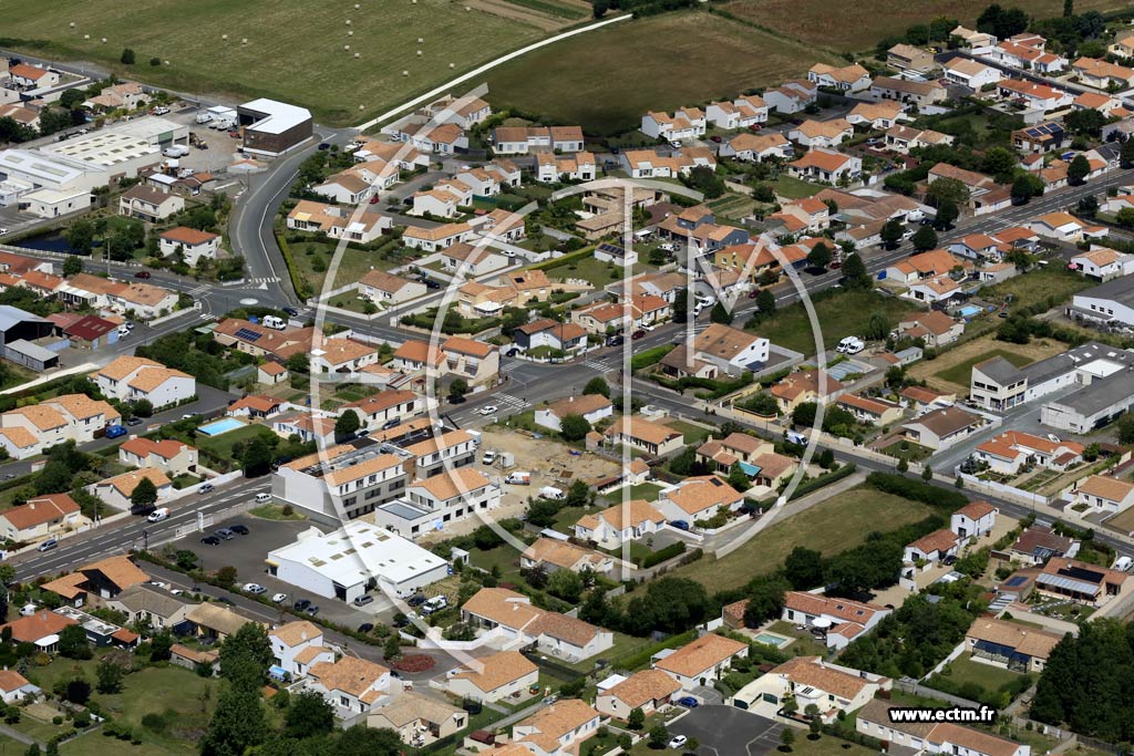 Photo arienne de Olonne-sur-Mer (les Vigneaux)