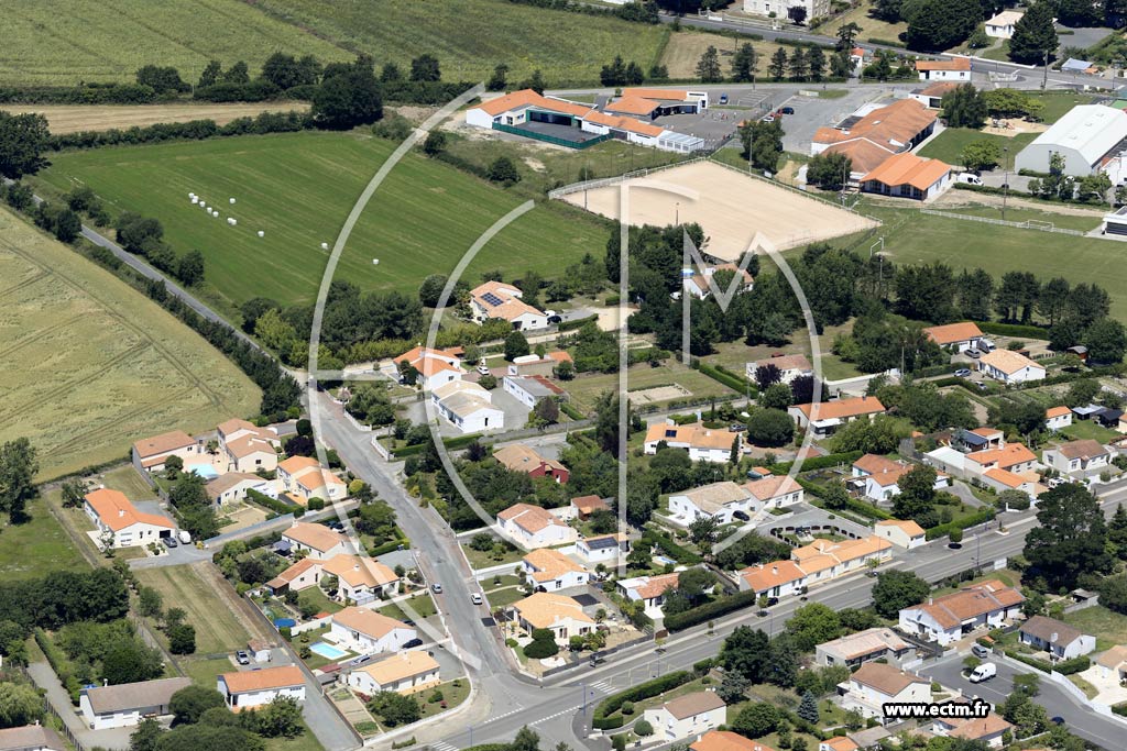 Photo arienne de Saint-Mathurin