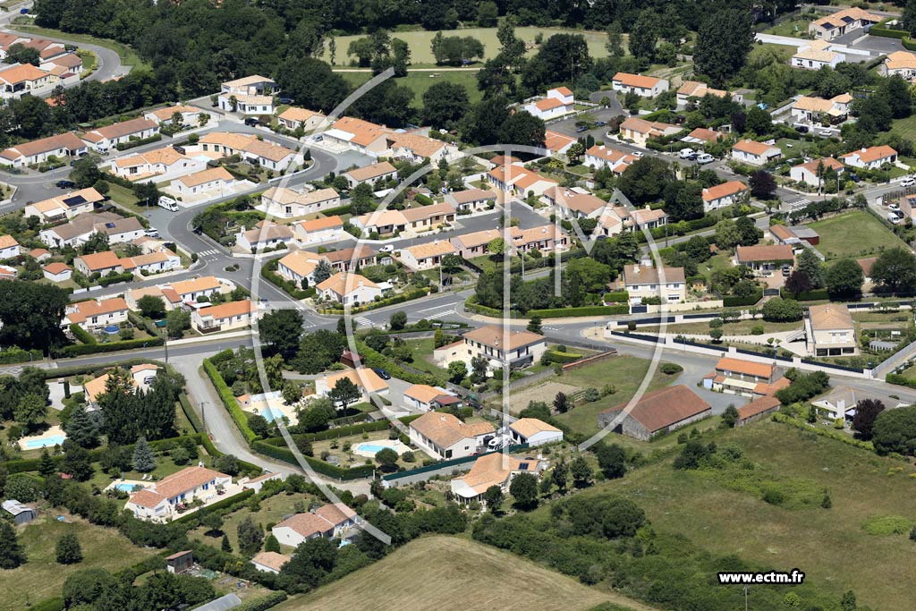 Photo arienne de Vair