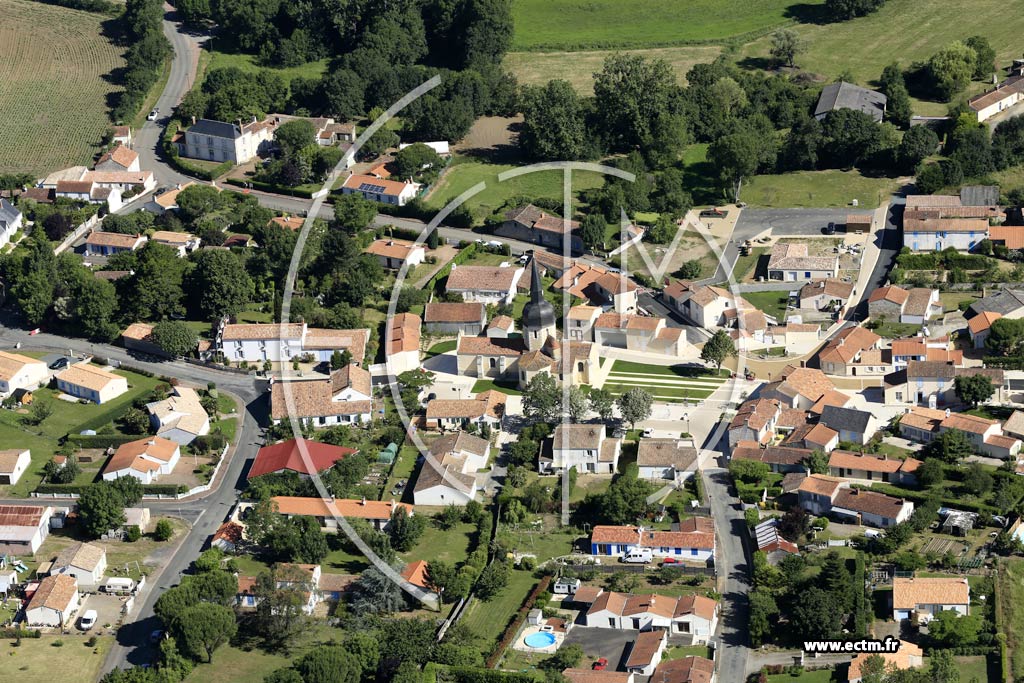 Photo arienne de La Jonchre