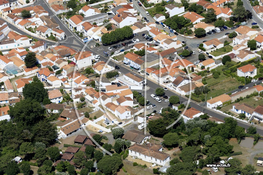 Photo arienne de La Tranche-sur-Mer (Centre)