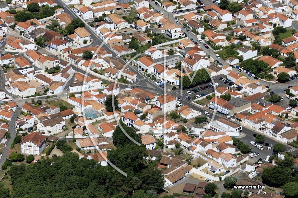 Photo arienne de La Tranche-sur-Mer (Centre)