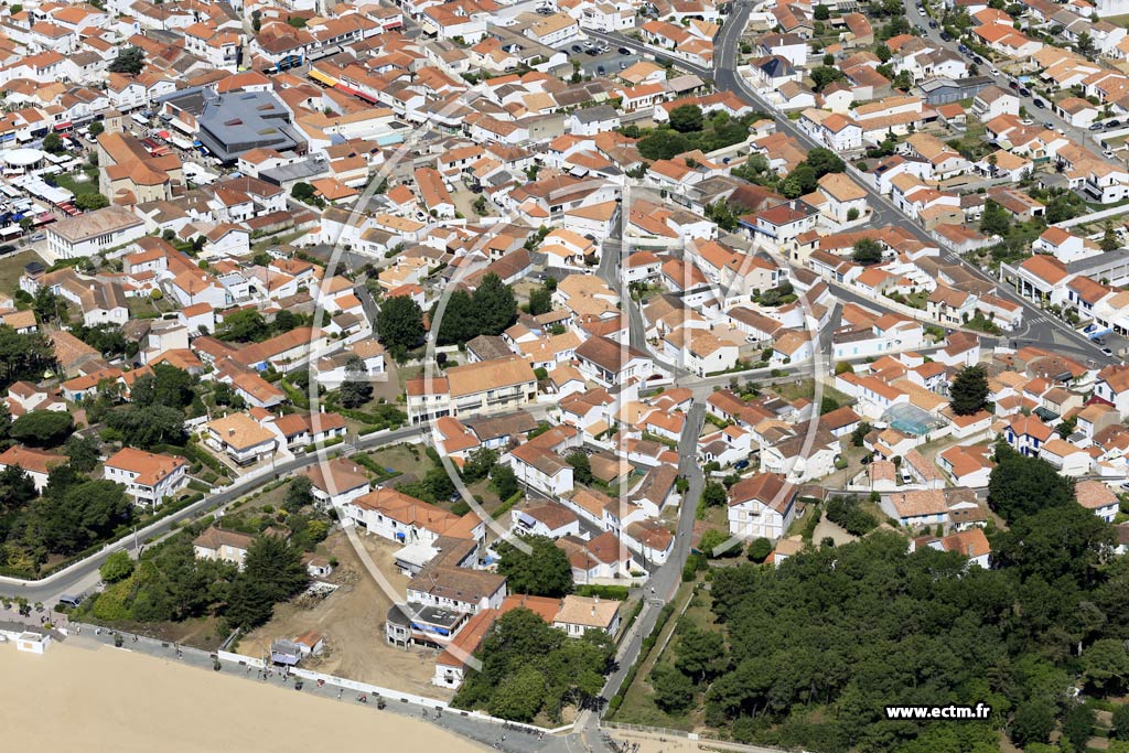 Photo arienne de La Tranche-sur-Mer (Centre)