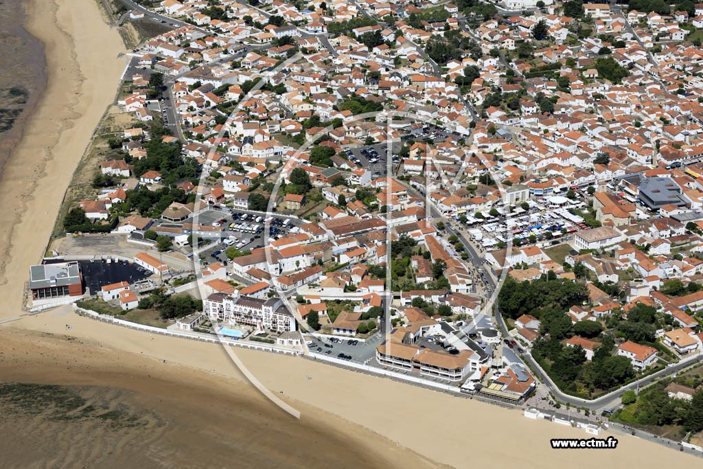 Photo arienne de La Tranche-sur-Mer (Centre)