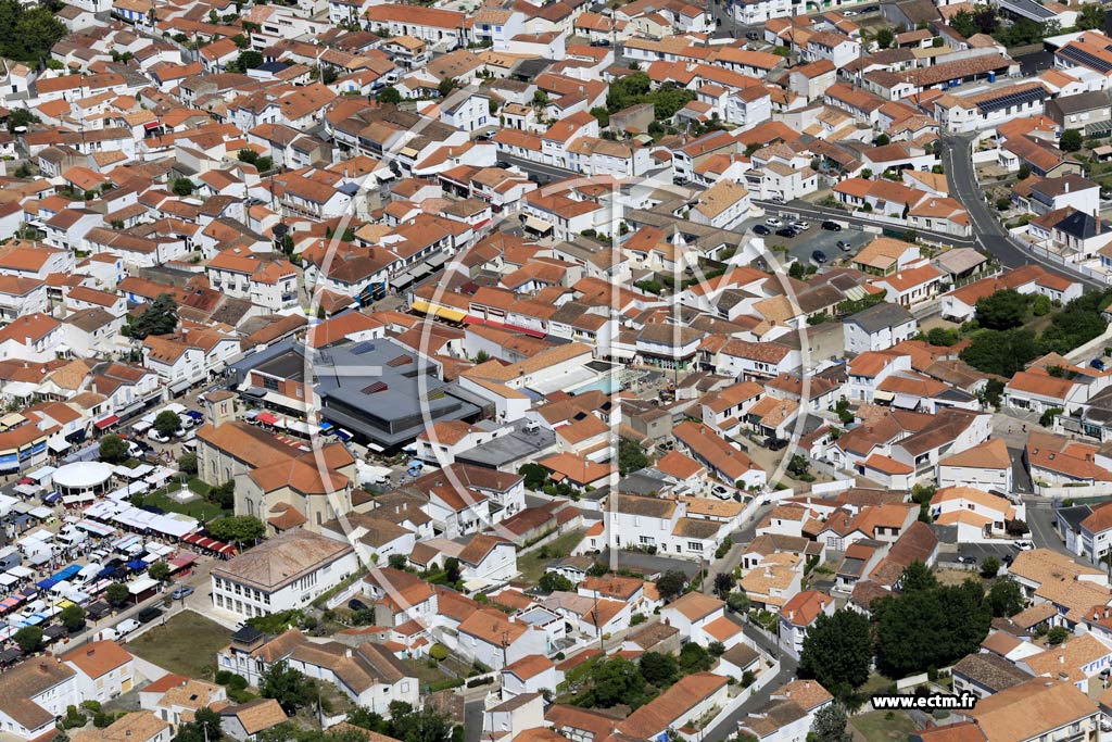 Photo arienne de La Tranche-sur-Mer (Centre)
