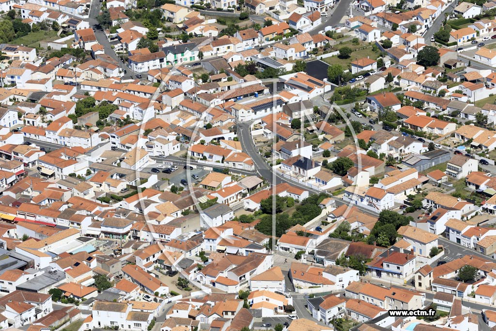 Photo arienne de La Tranche-sur-Mer (Centre)
