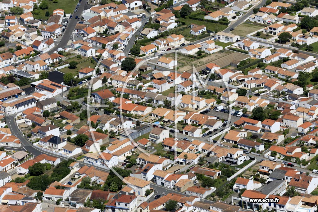 Photo arienne de La Tranche-sur-Mer (Centre)