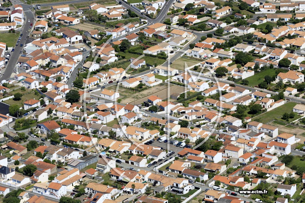 Photo arienne de La Tranche-sur-Mer (Centre)