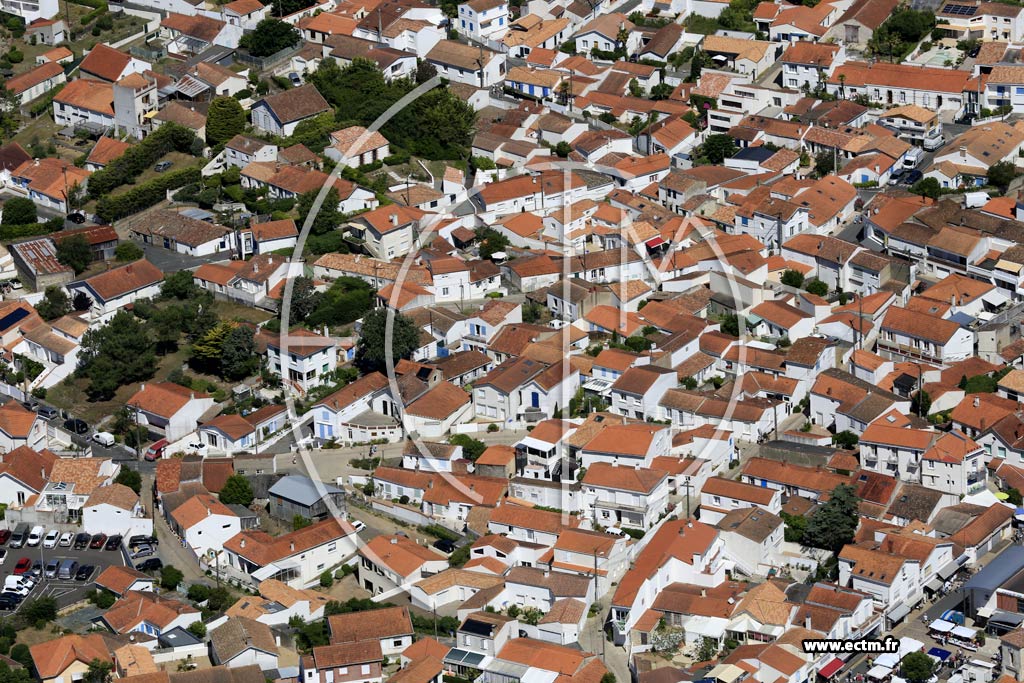 Photo arienne de La Tranche-sur-Mer (Centre)