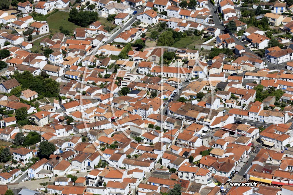 Photo arienne de La Tranche-sur-Mer (Centre)