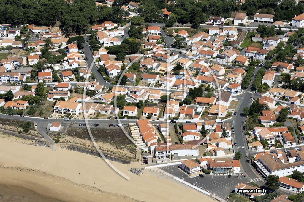 Photo arienne de La Tranche-sur-Mer (Centre)
