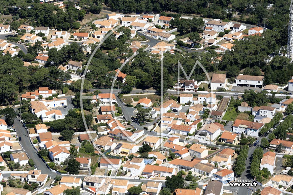 Photo arienne de La Tranche-sur-Mer (Centre)