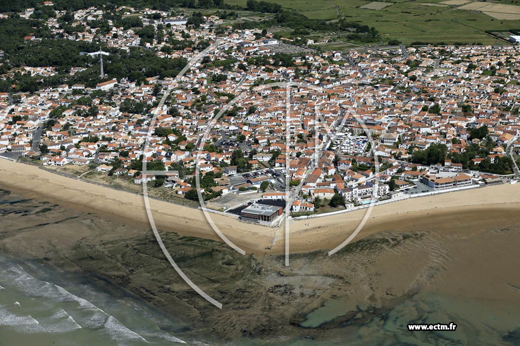 Photo arienne de La Tranche-sur-Mer (Centre)