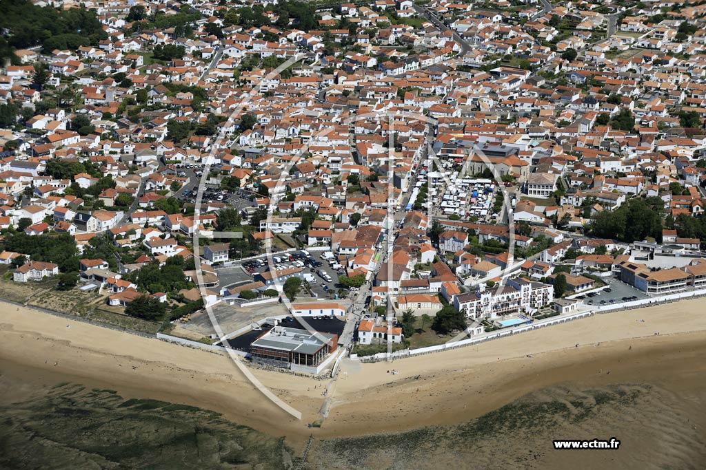 Photo arienne de La Tranche-sur-Mer (Centre)