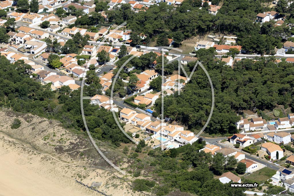 Photo arienne de La Tranche-sur-Mer (le Milouin)