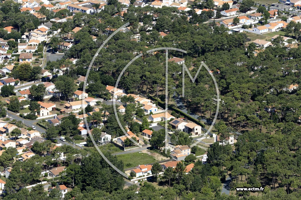 Photo arienne de La Tranche-sur-Mer (le Rocher)