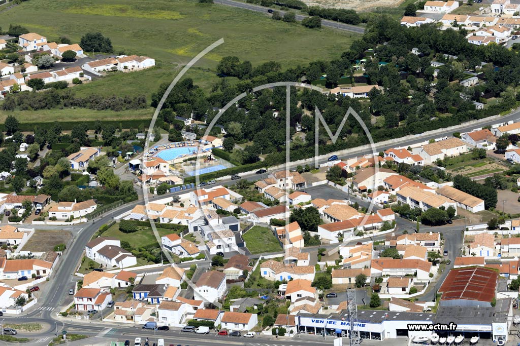 Photo arienne de La Tranche-sur-Mer (les Joncs - le Maupas)