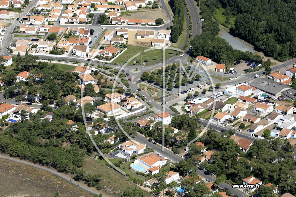 Photo arienne de La Tranche-sur-Mer (Parc Clemenceau)