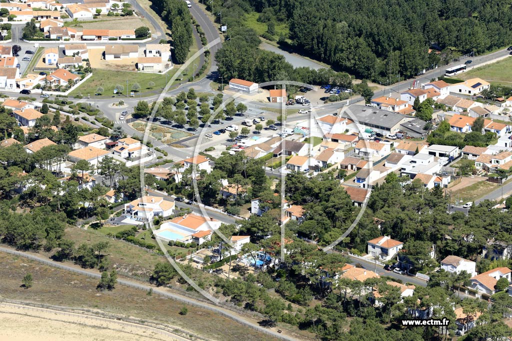 Photo arienne de La Tranche-sur-Mer (Parc Clemenceau)