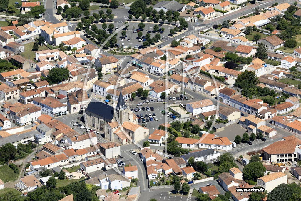 Photo arienne de Longeville-sur-Mer (Centre)