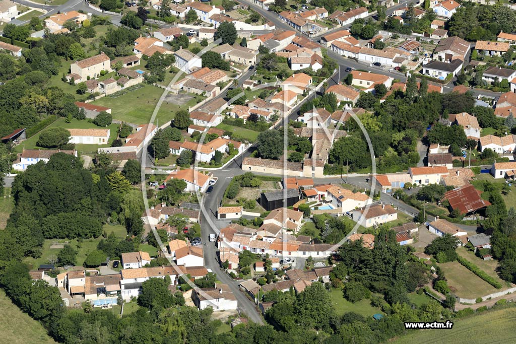 Photo arienne de Saint-Benoist-sur-Mer