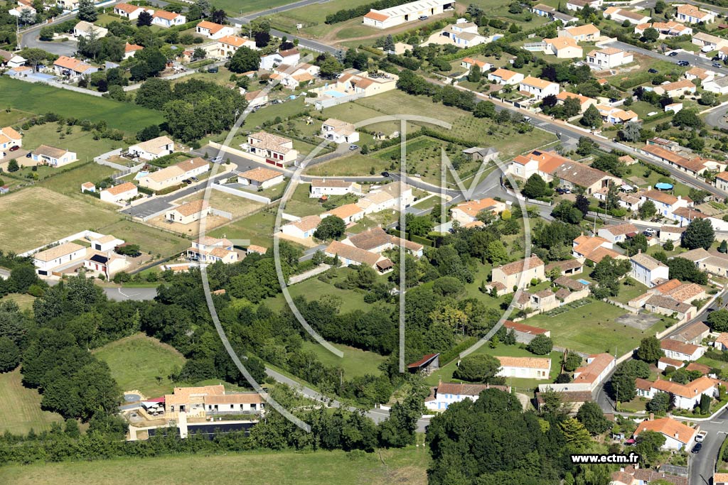 Photo arienne de Saint-Benoist-sur-Mer