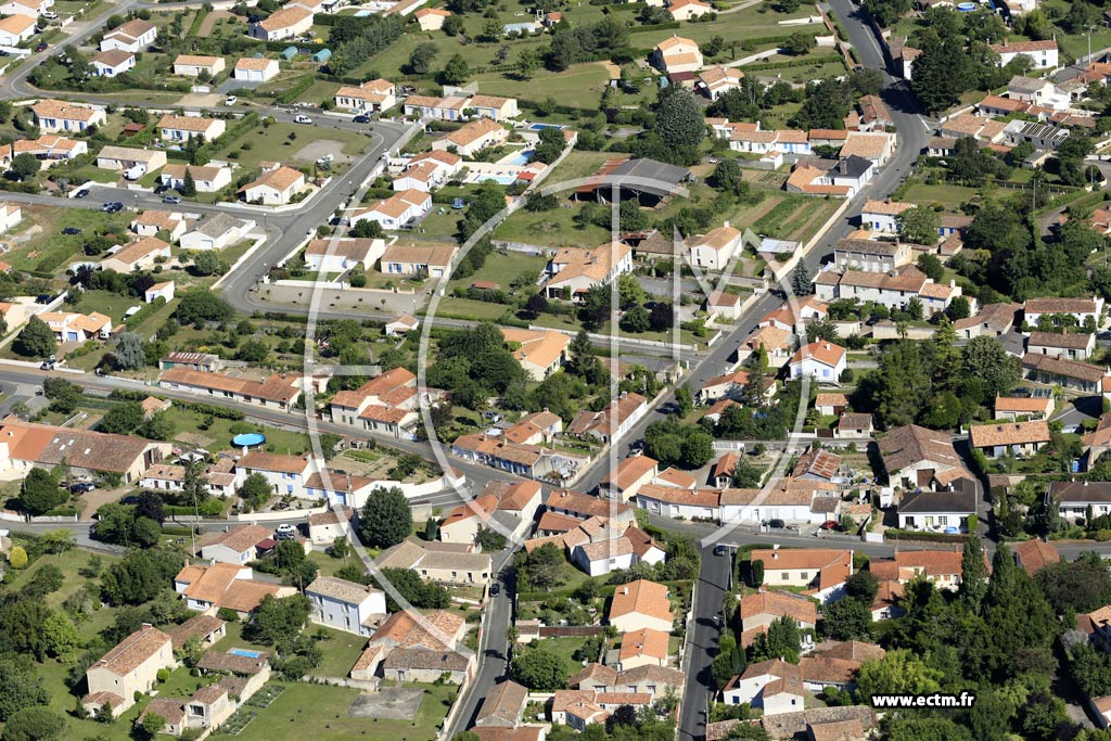 Photo arienne de Saint-Benoist-sur-Mer
