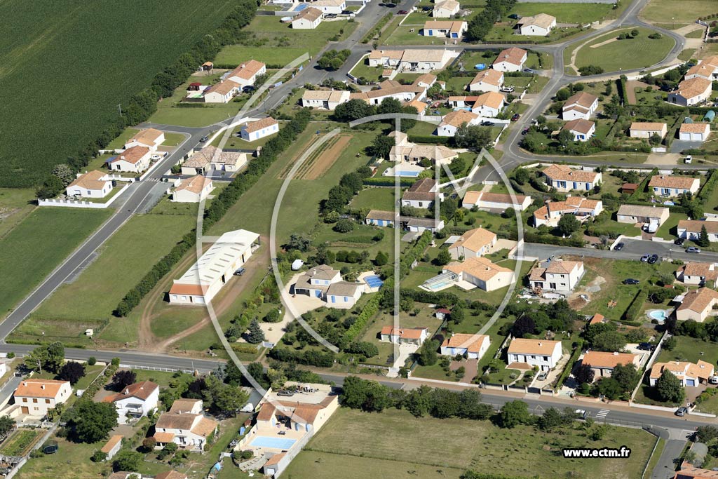 Photo arienne de Saint-Benoist-sur-Mer