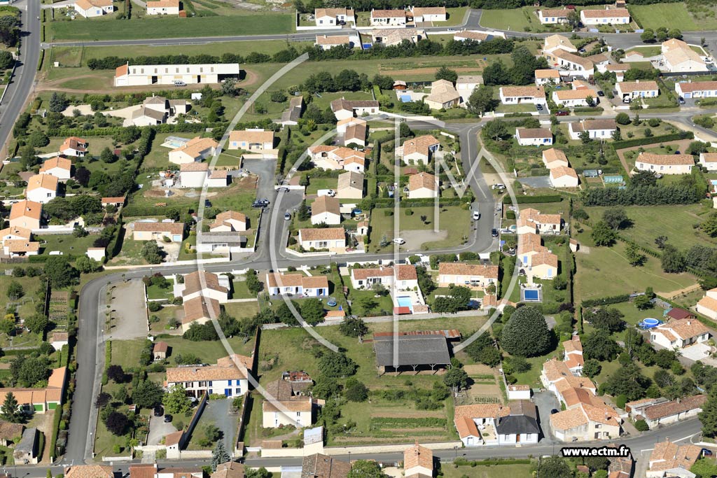 Photo arienne de Saint-Benoist-sur-Mer
