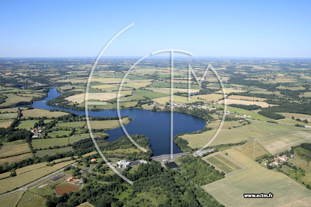 Photo arienne de Chteau-Guibert (Barrage du Marillet)