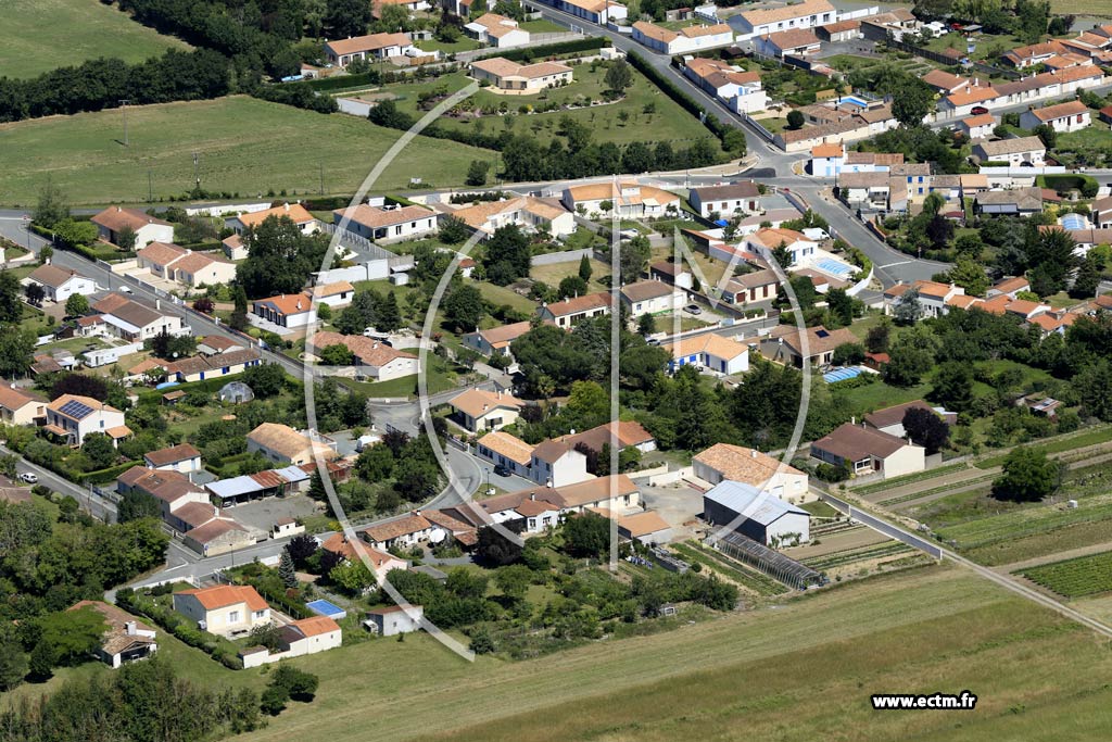 Photo arienne de Grues