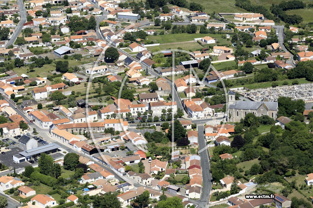 Photo arienne de Grues