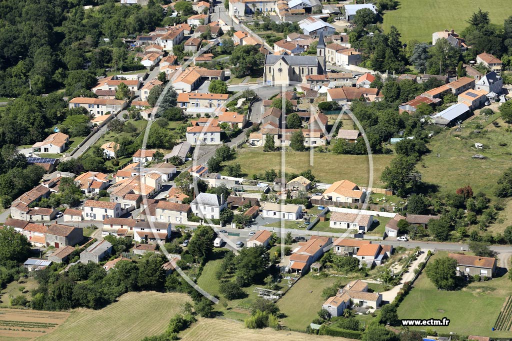 Photo arienne de La Bretonnire-la-Claye