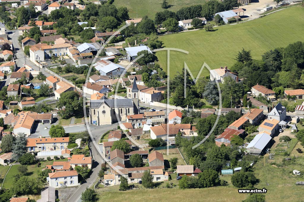 Photo arienne de La Bretonnire-la-Claye