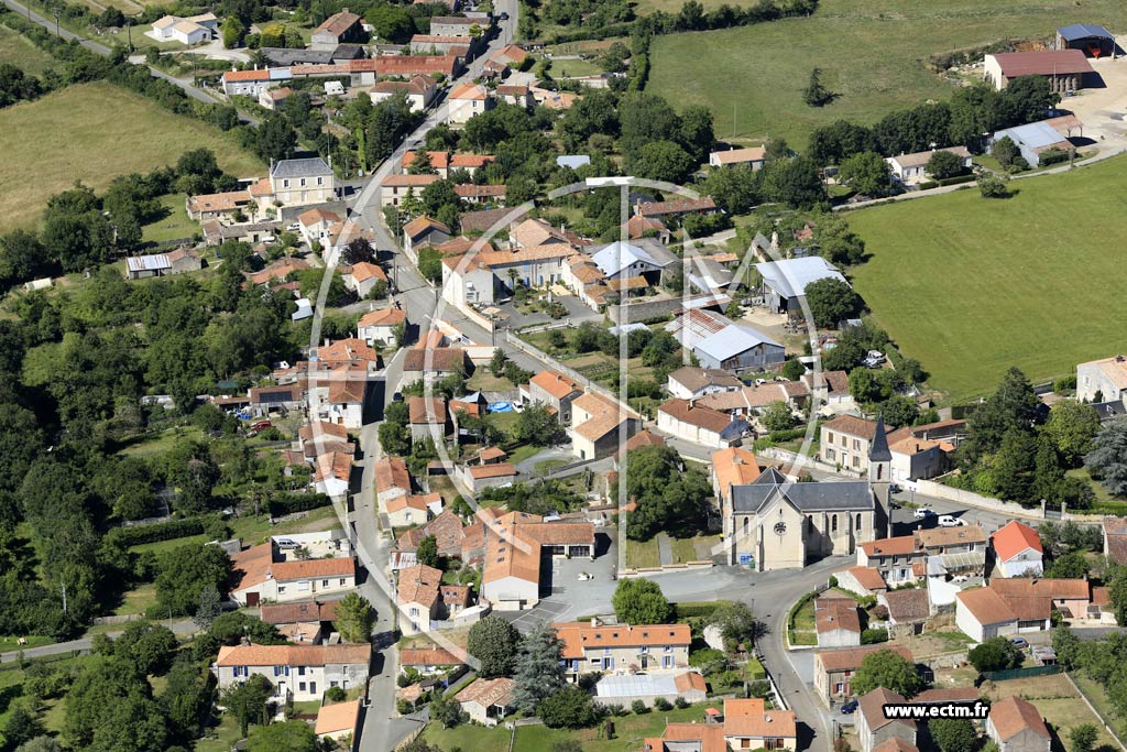 Photo arienne de La Bretonnire-la-Claye