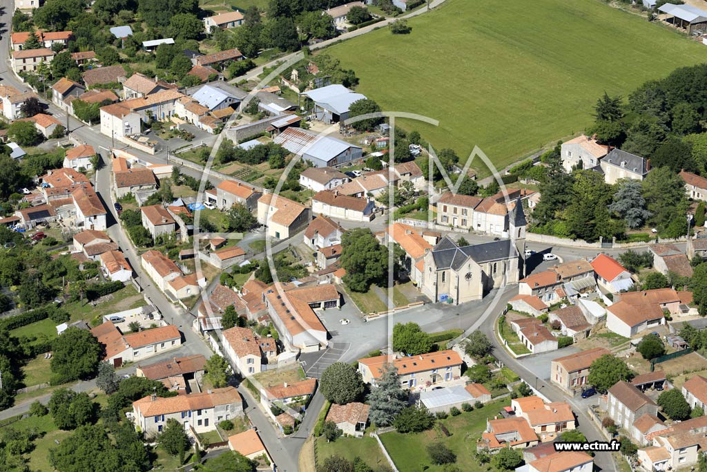Photo arienne de La Bretonnire-la-Claye