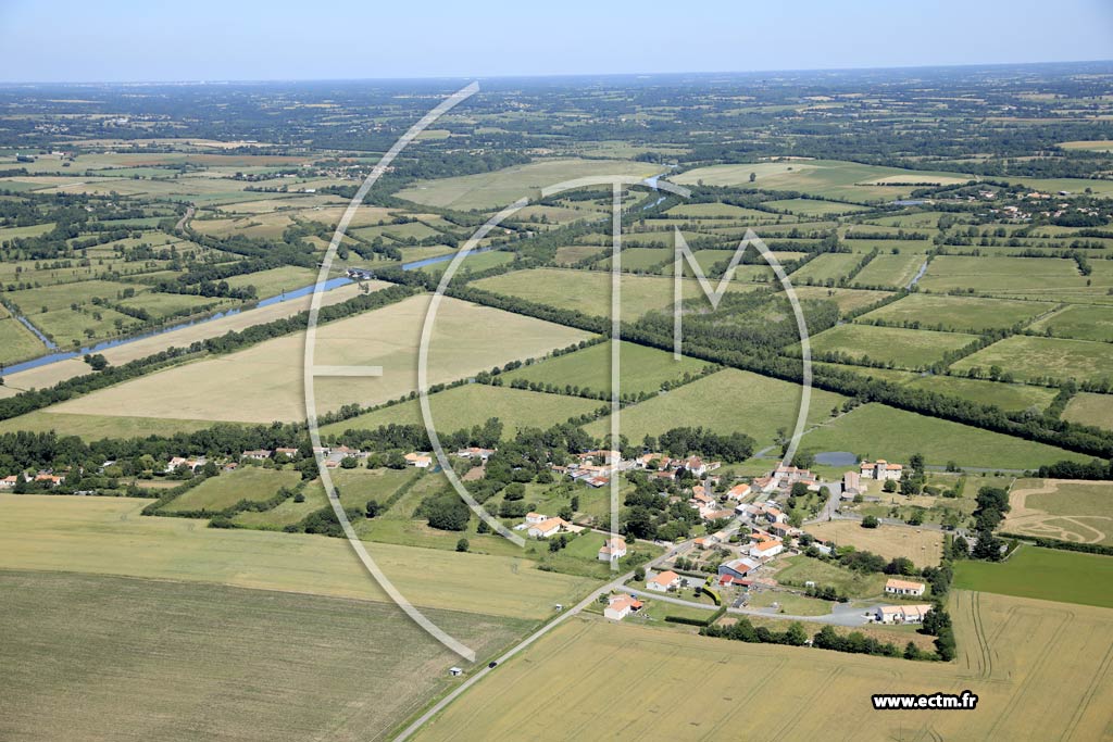 Photo arienne de La Bretonnire-la-Claye (la Claye)