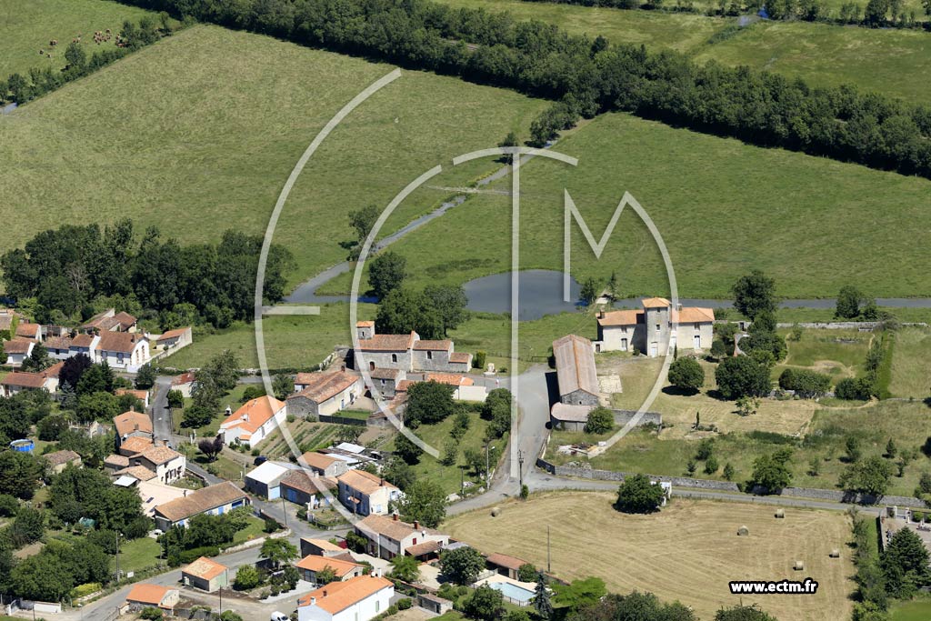 Photo arienne de La Bretonnire-la-Claye (la Claye)