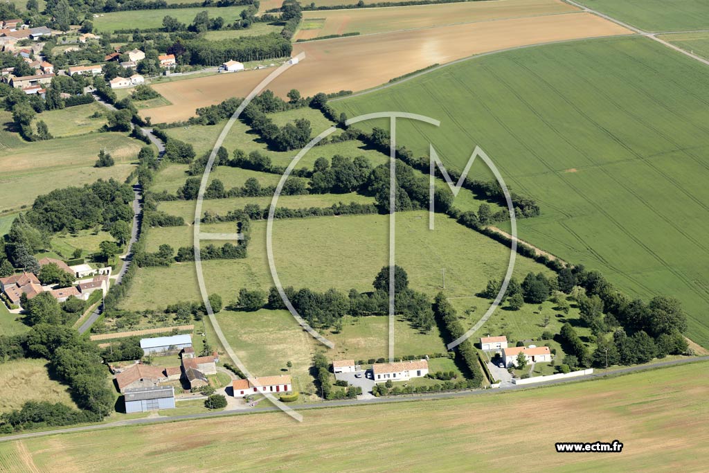 Photo arienne de Mareuil-sur-Lay-Dissais (la Touche)