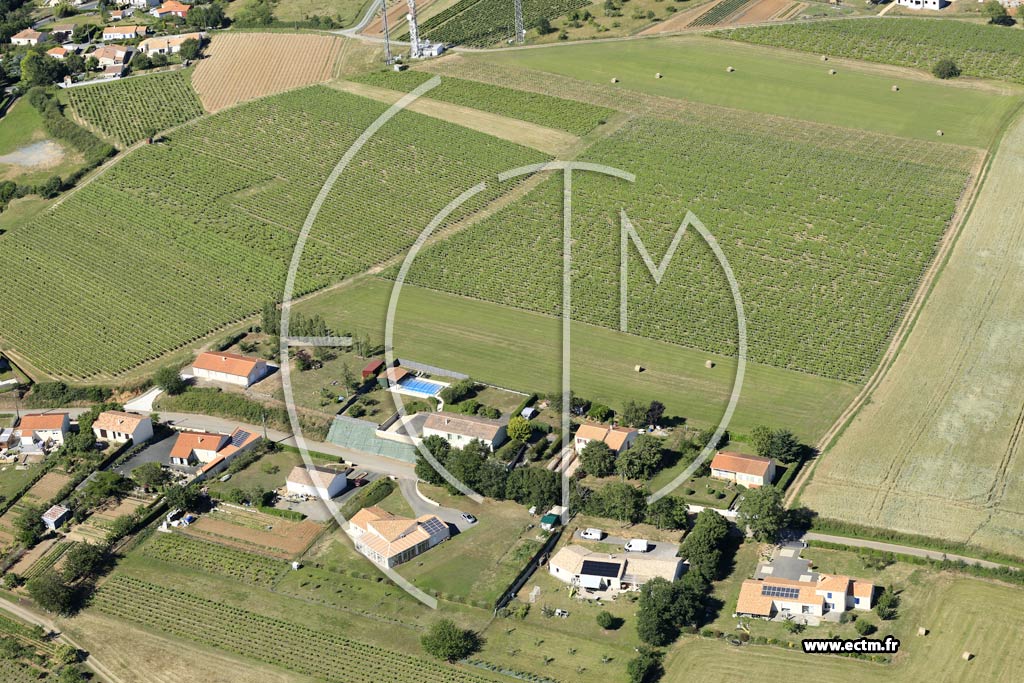 Photo arienne de Mareuil-sur-Lay-Dissais (les Tessonnes)