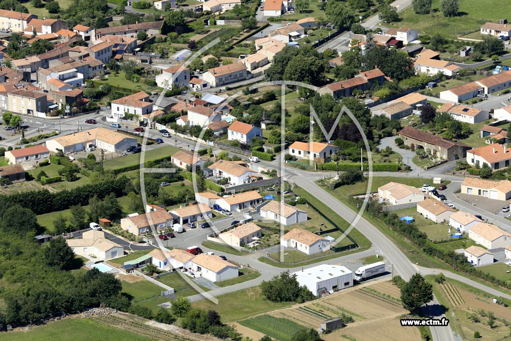 Photo arienne de Moutiers-sur-le-Lay